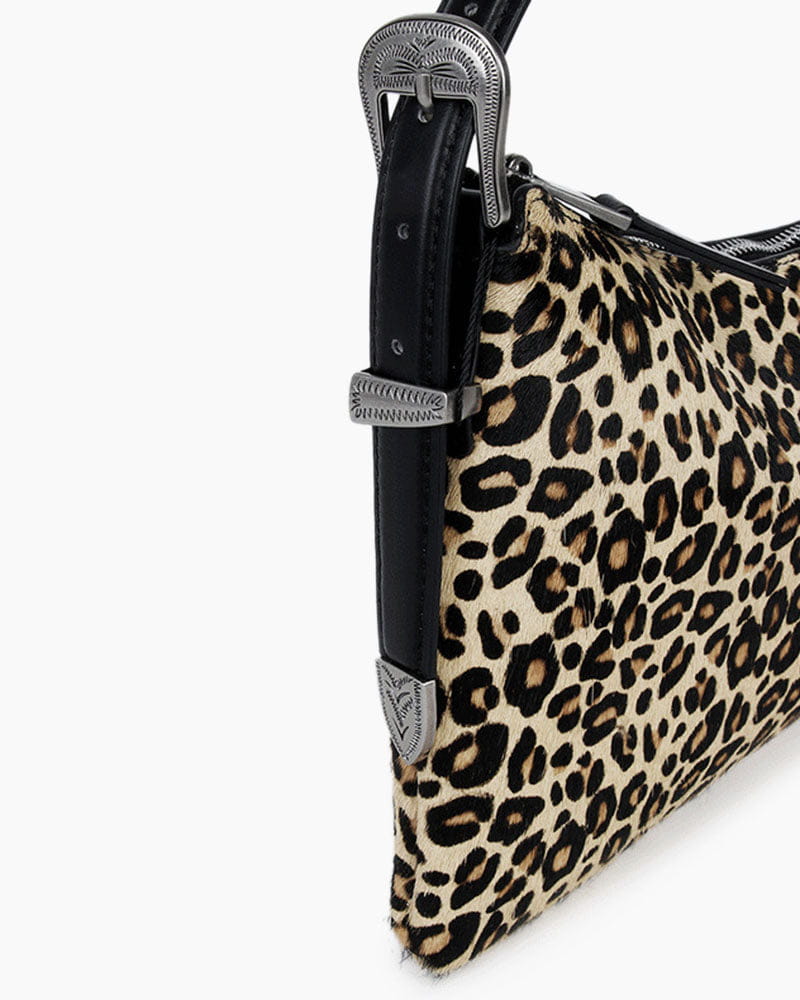 Women's Daily Office Animal Print Horsehair Underarm Bag