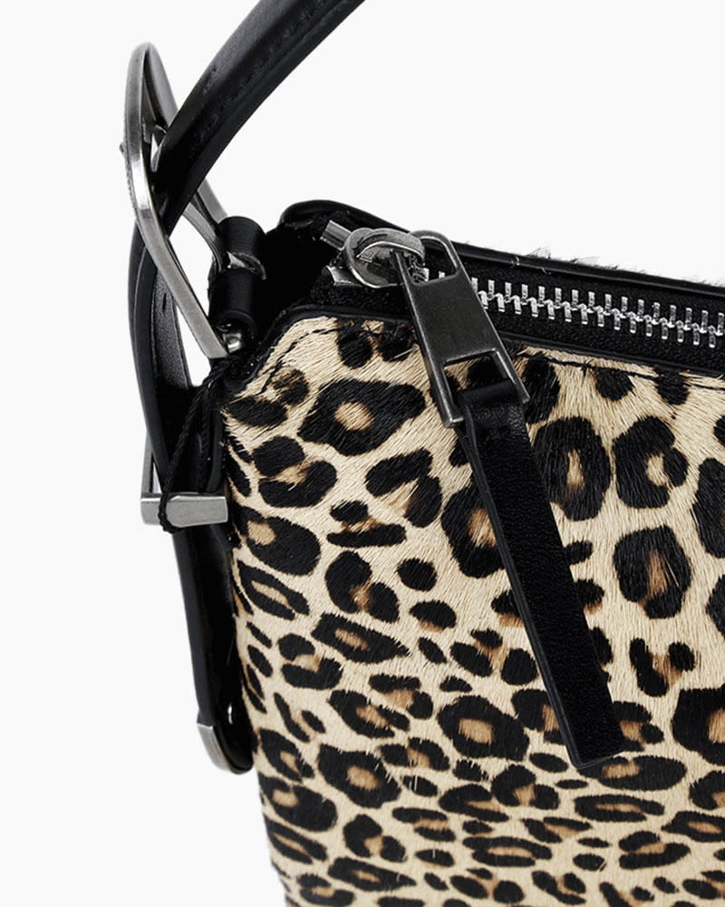 Women's Daily Office Animal Print Horsehair Underarm Bag