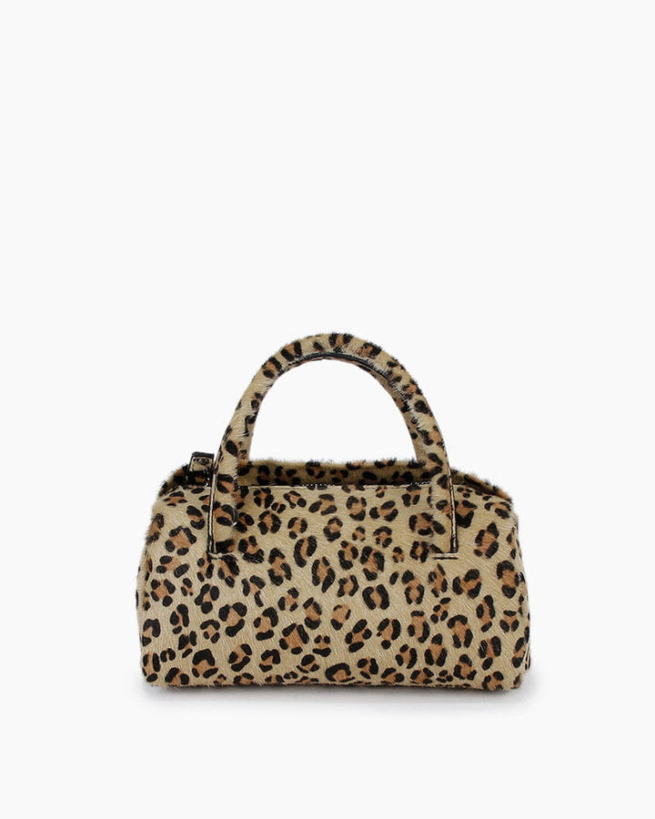 Women's Cocktail Party Bold Patterned Horsehair Underarm Bag