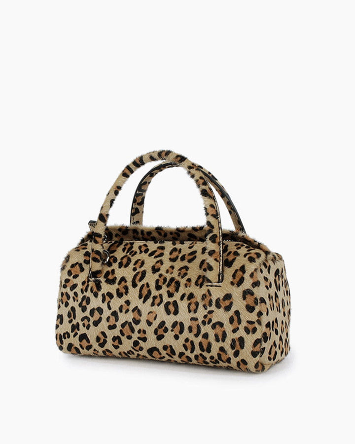 Women's Cocktail Party Bold Patterned Horsehair Underarm Bag