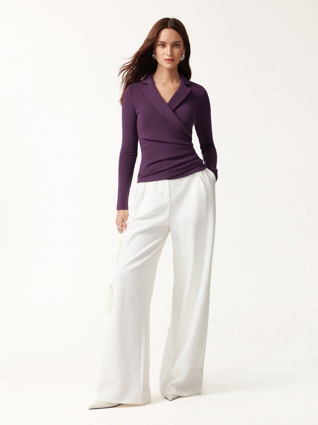ProWarm Collared Surplice Top
