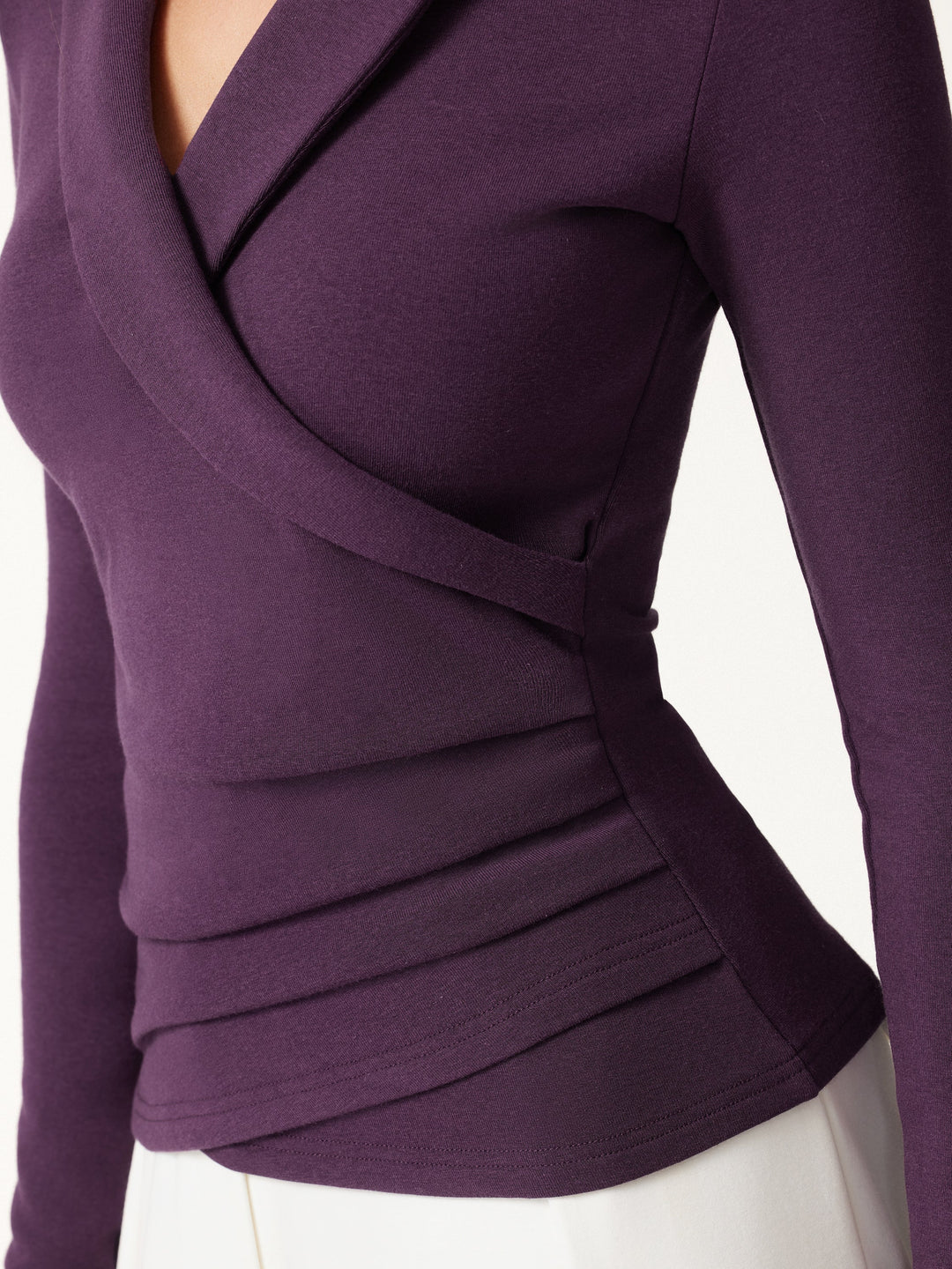 ProWarm Collared Surplice Top