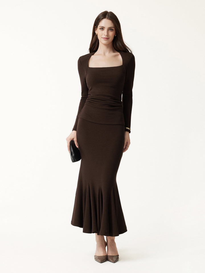 ProWarm High-Rise Mermaid Midi Skirt