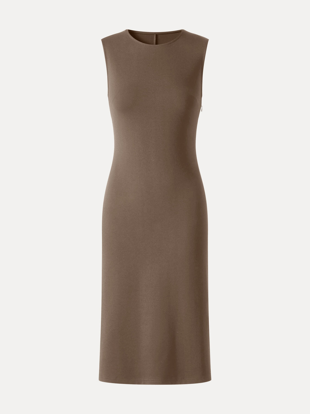 Ponte Round Neck Column Midi Dress