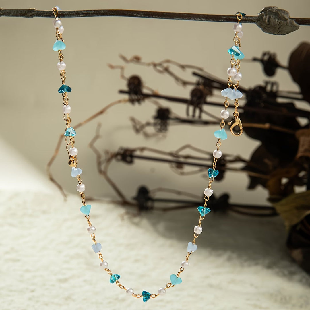 Beaded bracelet worn on a wrist to show the fit