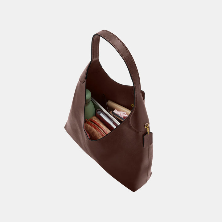 coach shoulder bag brown - brooklyn 28