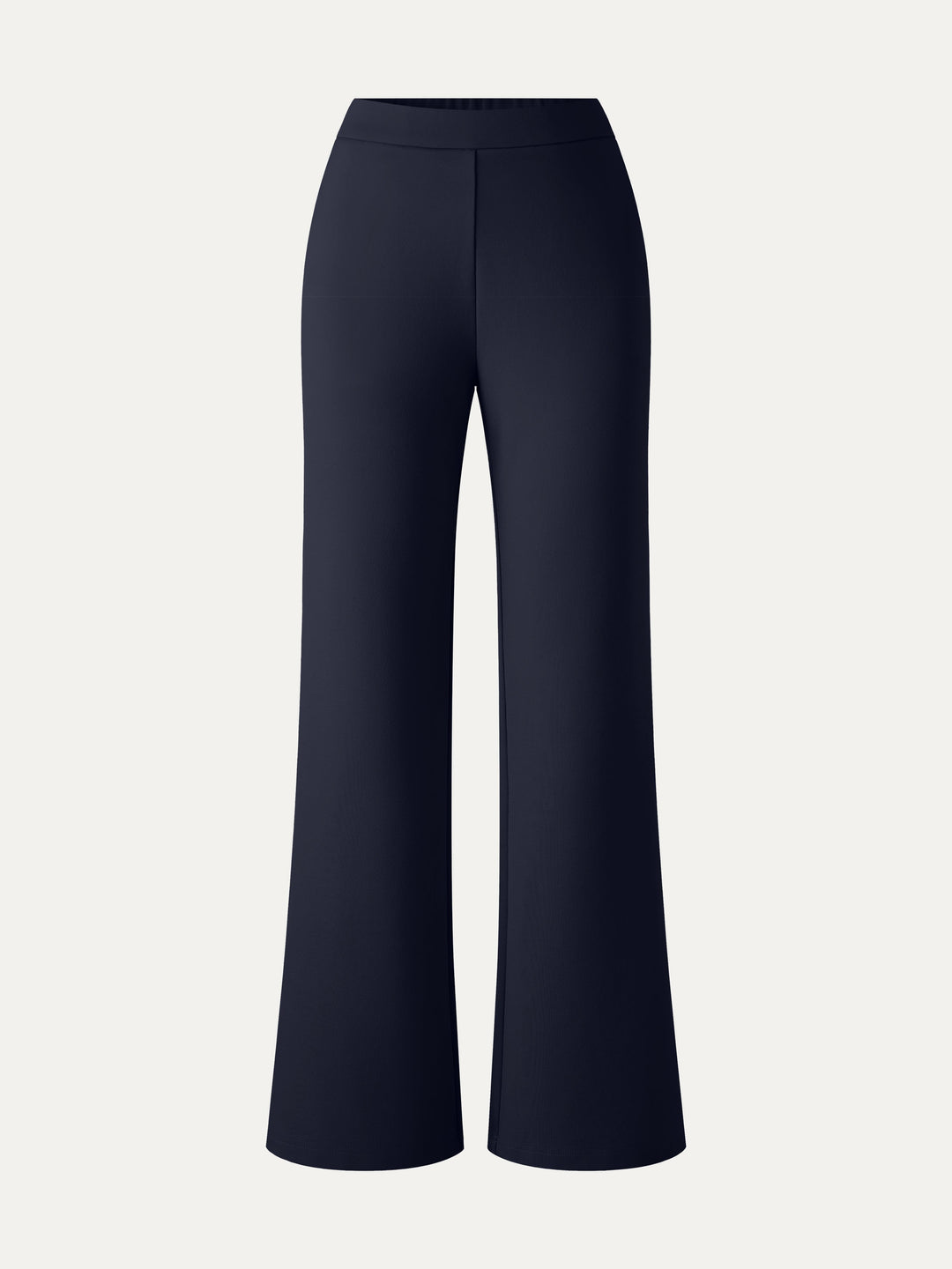 Ponte High-Rise Slim Flared Pants with Pockets