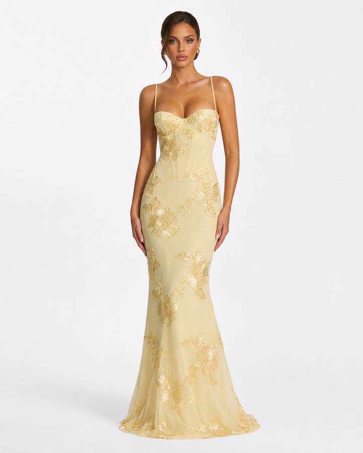 Rosalie Corset Gown - women's gown, front view