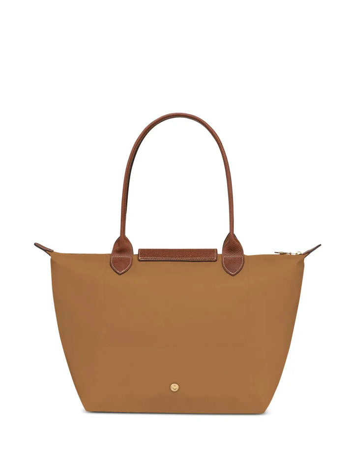 Longchamp Le Pliage Large Tote Fawn Camel back view