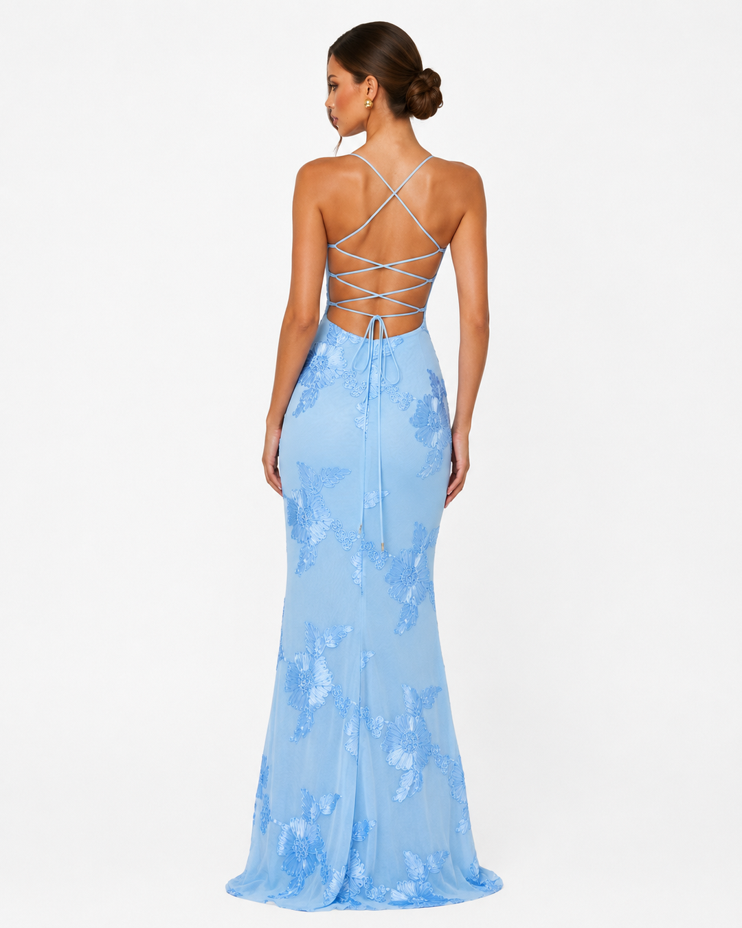 Rosalie Corset Gown - women's gown, neckline detail