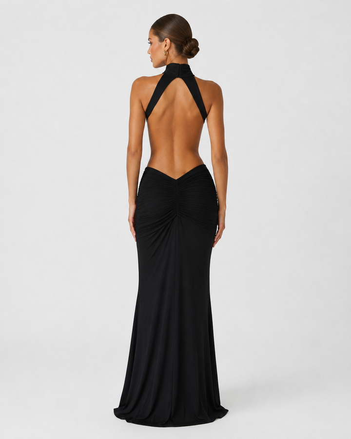 Scarlet Muse Gown - women's gown, bodice detail