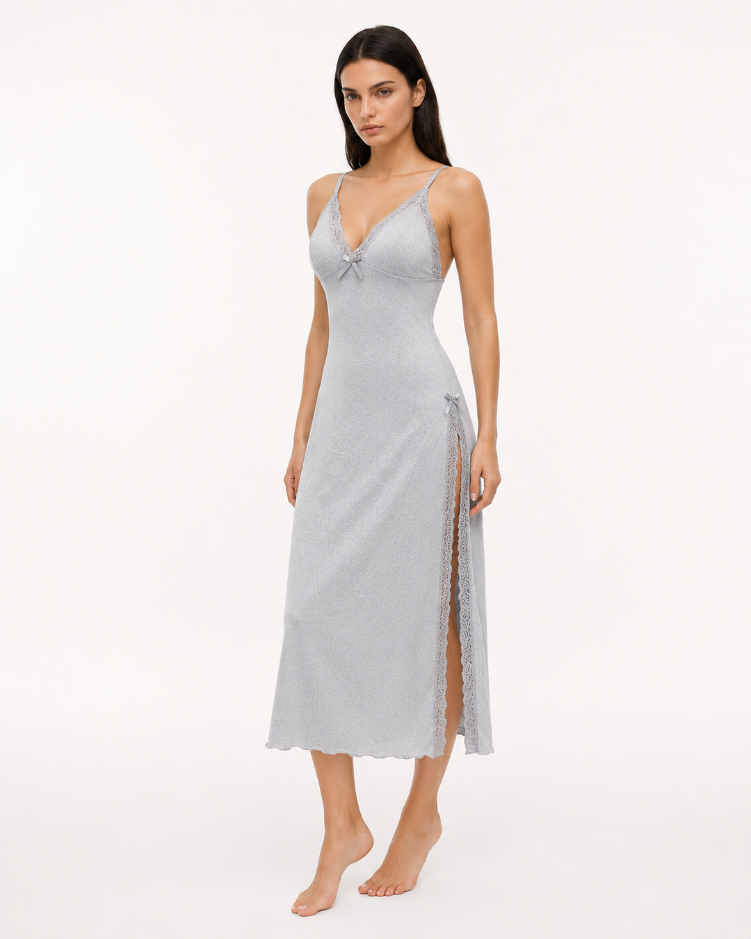 Sweet Dreams Maxi — women's maxi dress, close view of the hem