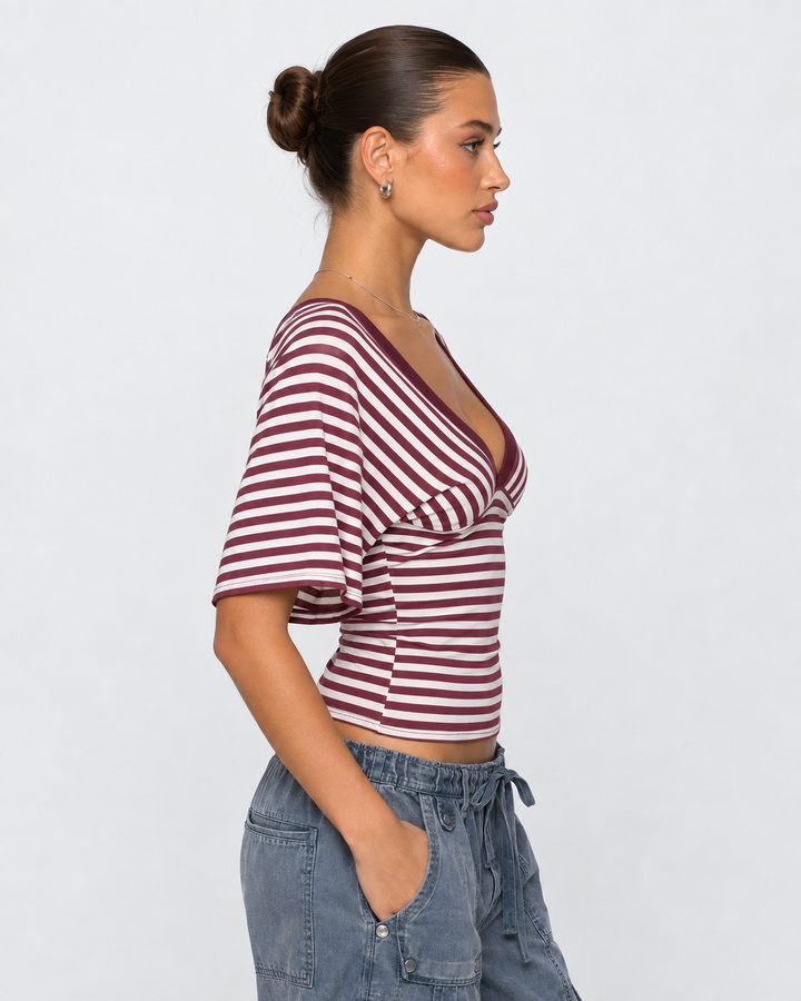 Off Duty Stripe Top