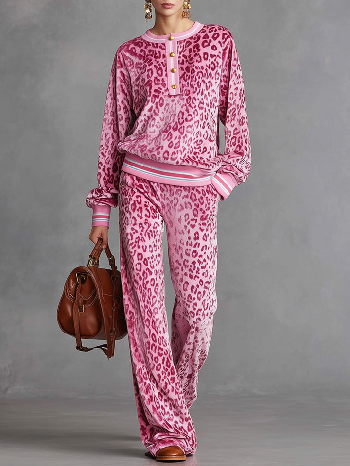 Klaudia velvet sports co-ord set women – front view