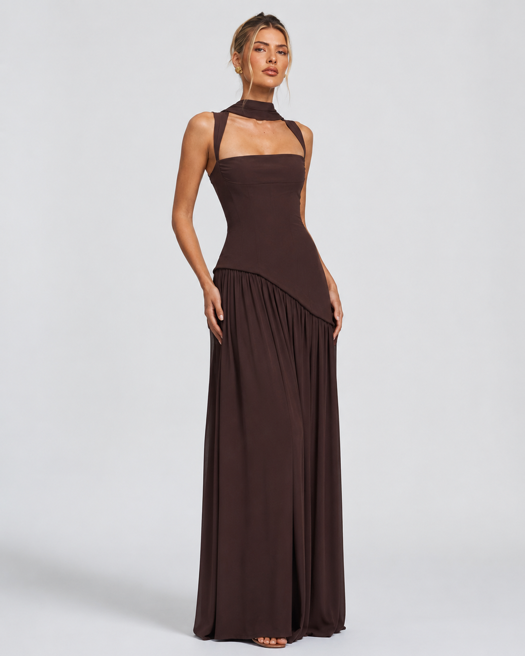 Aria Maxi Dress - women's maxi dress, full-length styled look