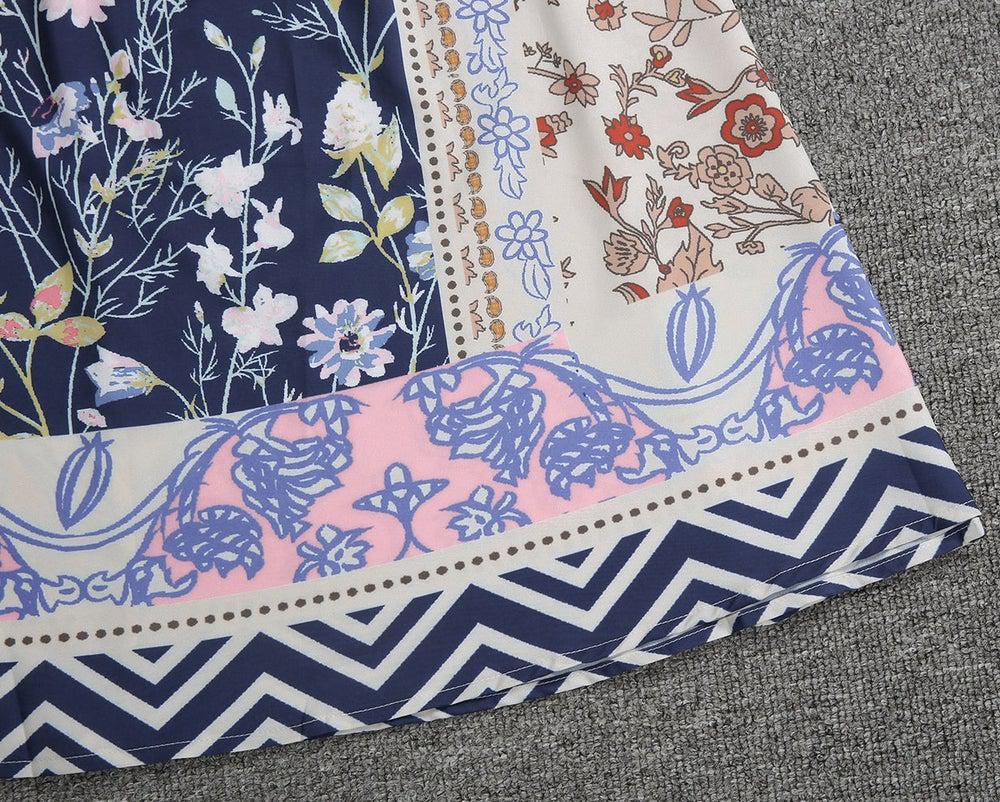 Indira - Boho Printed Dress