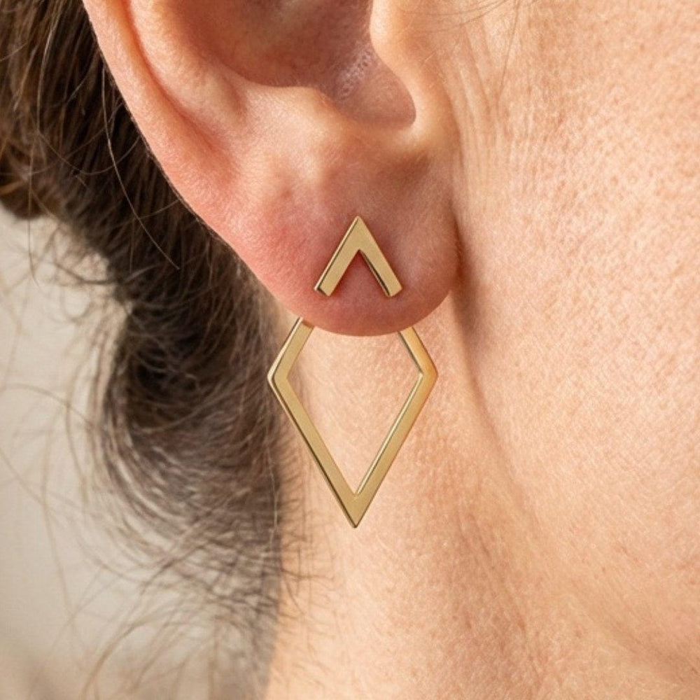 Close-up of the detachable triangle detail