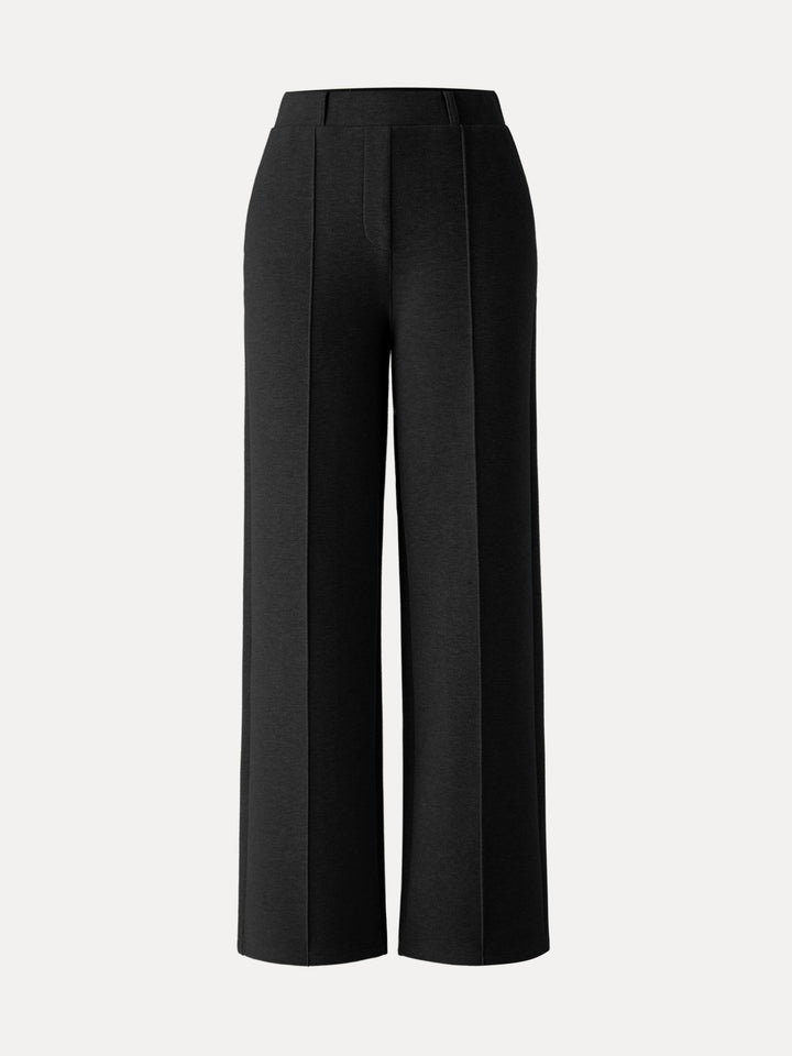 High Waisted Warm Straight Leg Pull On Pant