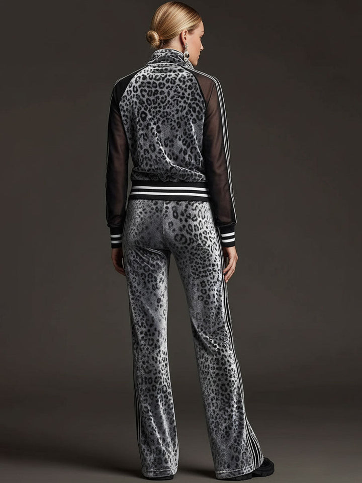 Velvet sports matching set women – full length