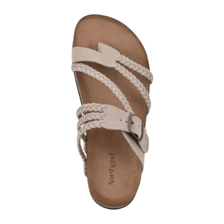 Harriet Braided Cork Sandals — side view