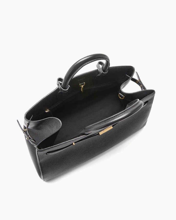 Women's Elegant Structured Top Handle Bag