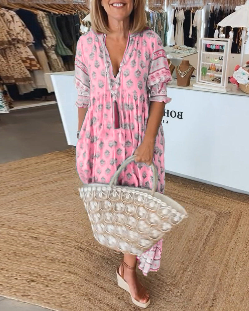 Elle | Flowing bohemian dress