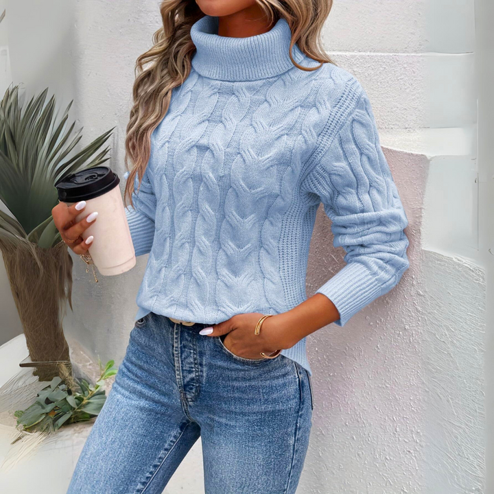 Lily Comfortable Turtleneck — front view