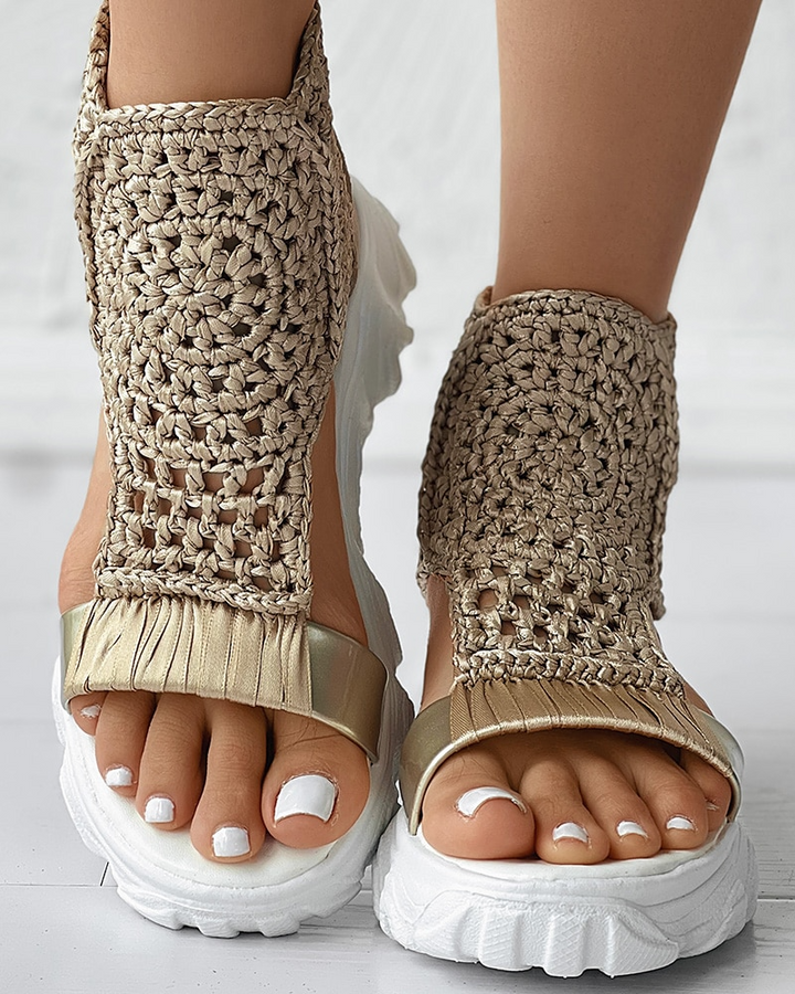 Sophia Orthopedic Sandals — back view