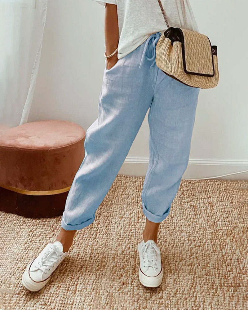 Luna Retro Pants — back view