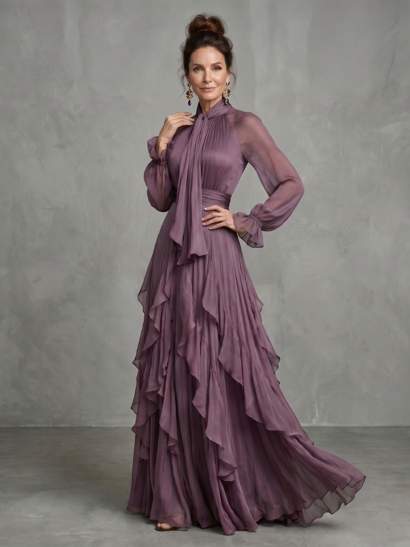 Demetria Maxi Dress — side view