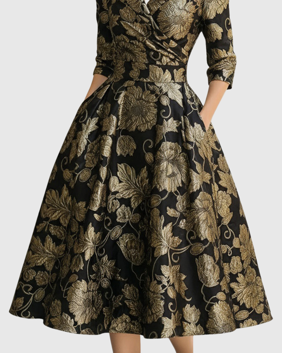 Morven | Floral Midi Dress