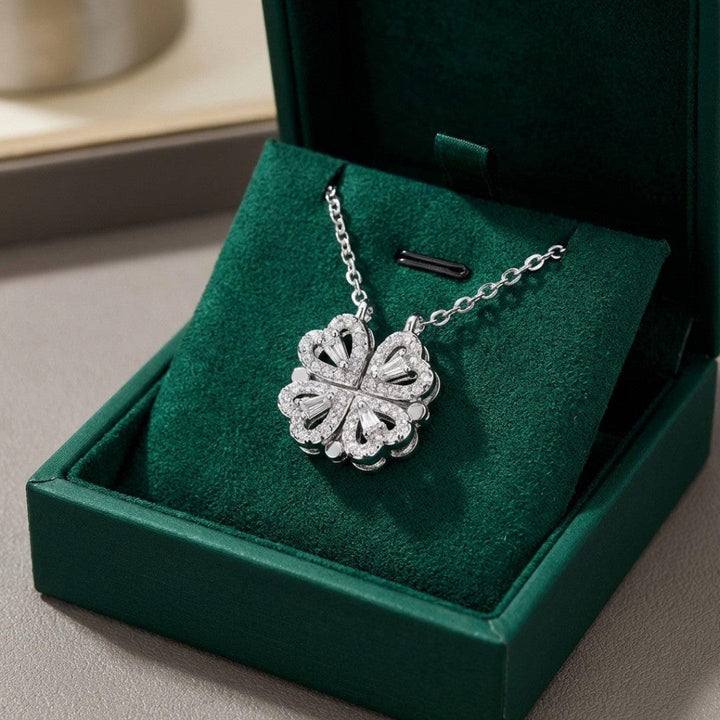 Detail of the clover charm