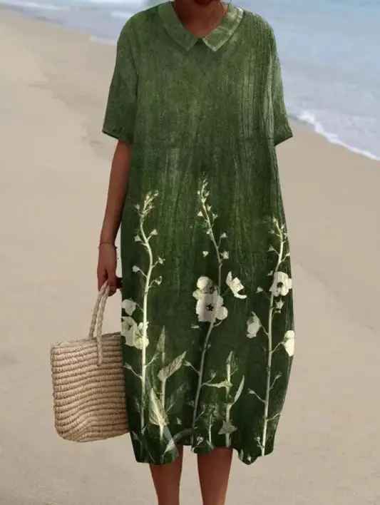 Merel | Vintage Floral Maxi Dress