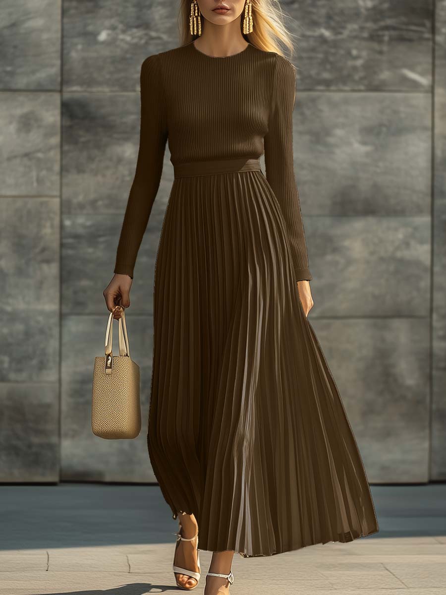 Clara elegant casual dress styled – women's everyday winter fashion
