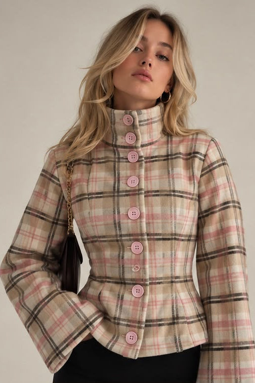 Clara Plaid Jacket