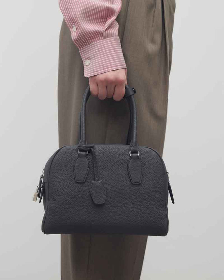 Women’s Workday Office Pebbled Leather Top Handle Bag