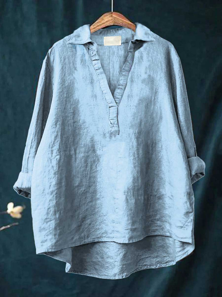 Andrea Colourful Summer Blouse — side view