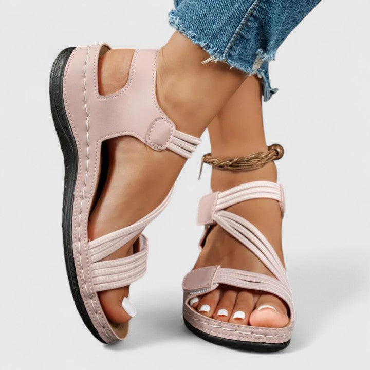 Sheina Sophisticated Sandals — back view