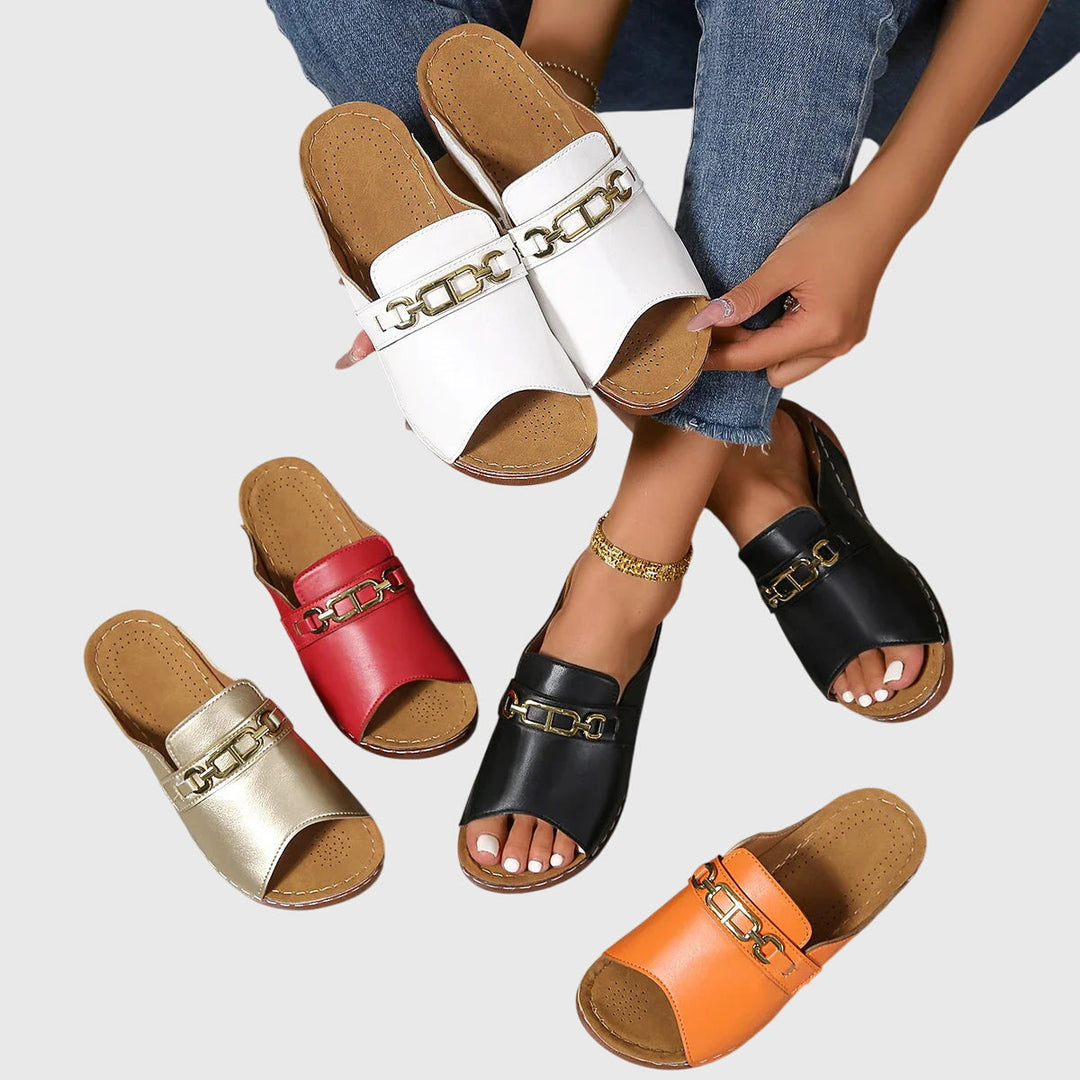 Kimberly Comfy Sandals — back view