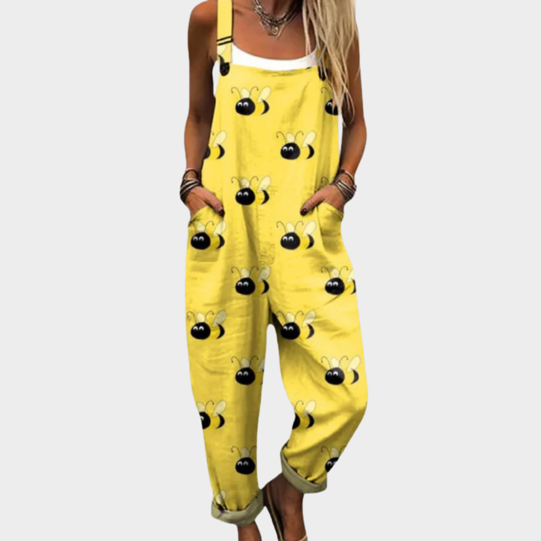 Relaxed Dungaree Jumpsuit — front view