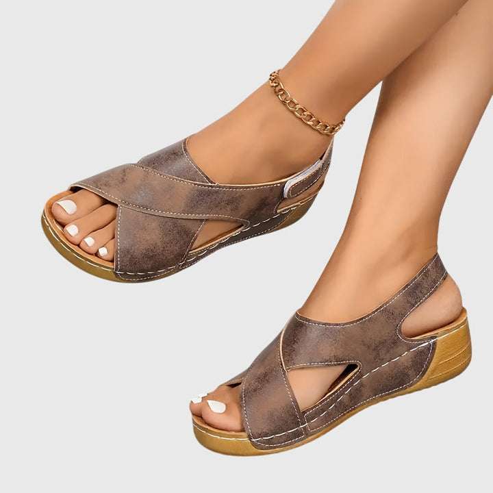 Angelina Comfy Orthopedic Sandals — side view