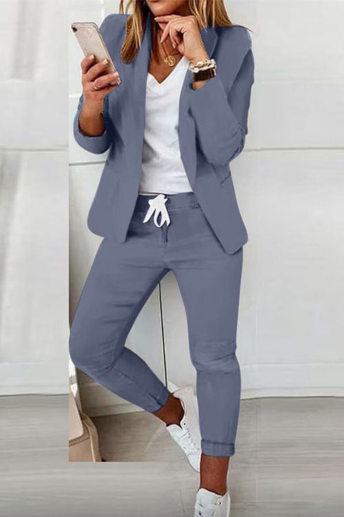 Mieczyslawa elegant co-ord tailored – side profile