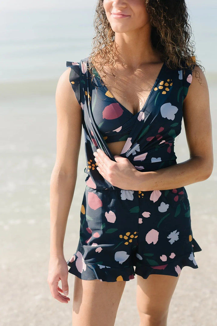 Olivia Tummy Control Swimsuit — close-up view