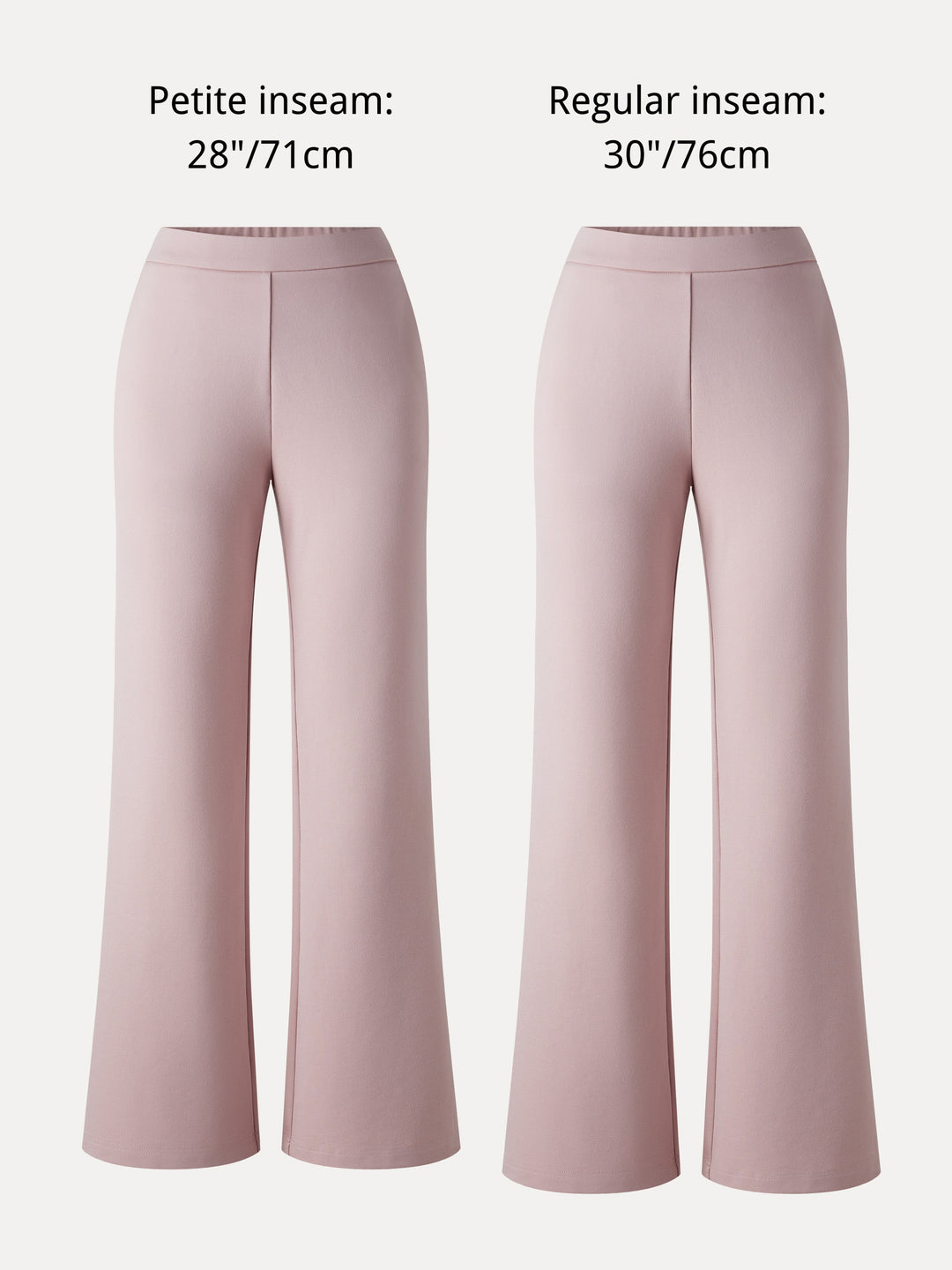 Ponte High-Rise Slim Flared Pants with Pockets