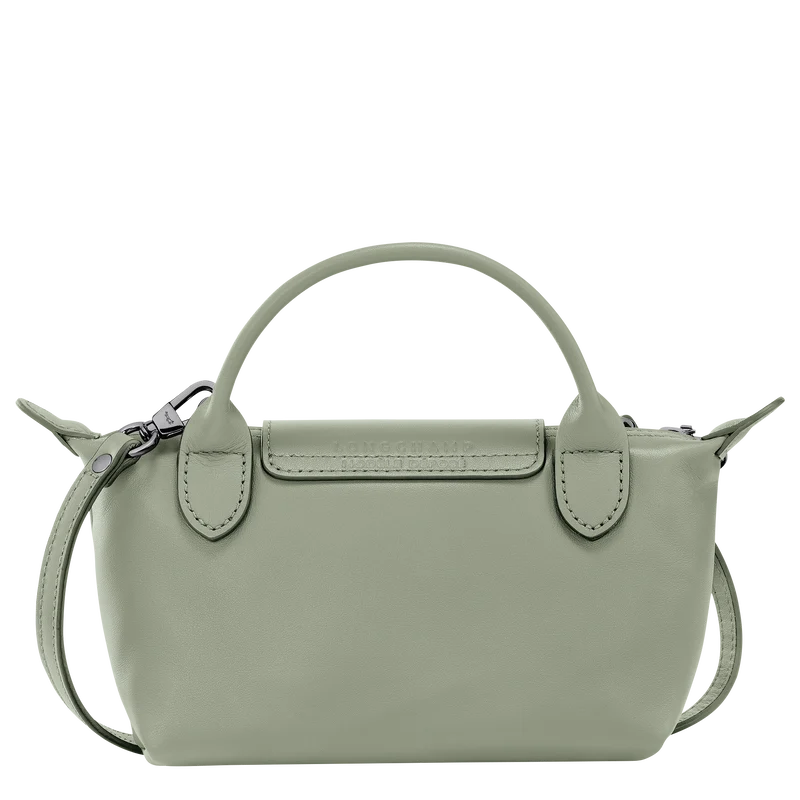 Longchamp Mini Leather Bag Tundra — back view