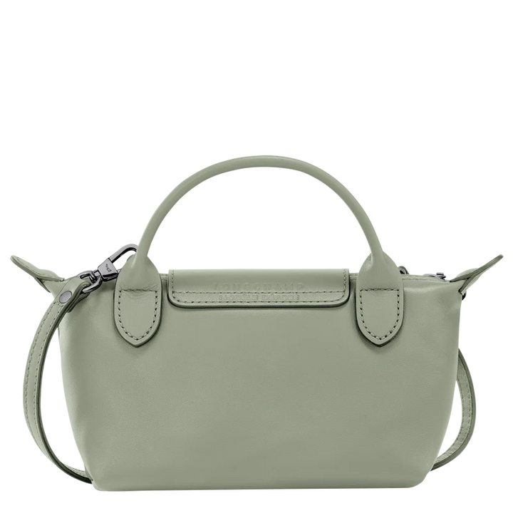 Longchamp Mini Leather Bag Tundra — back view