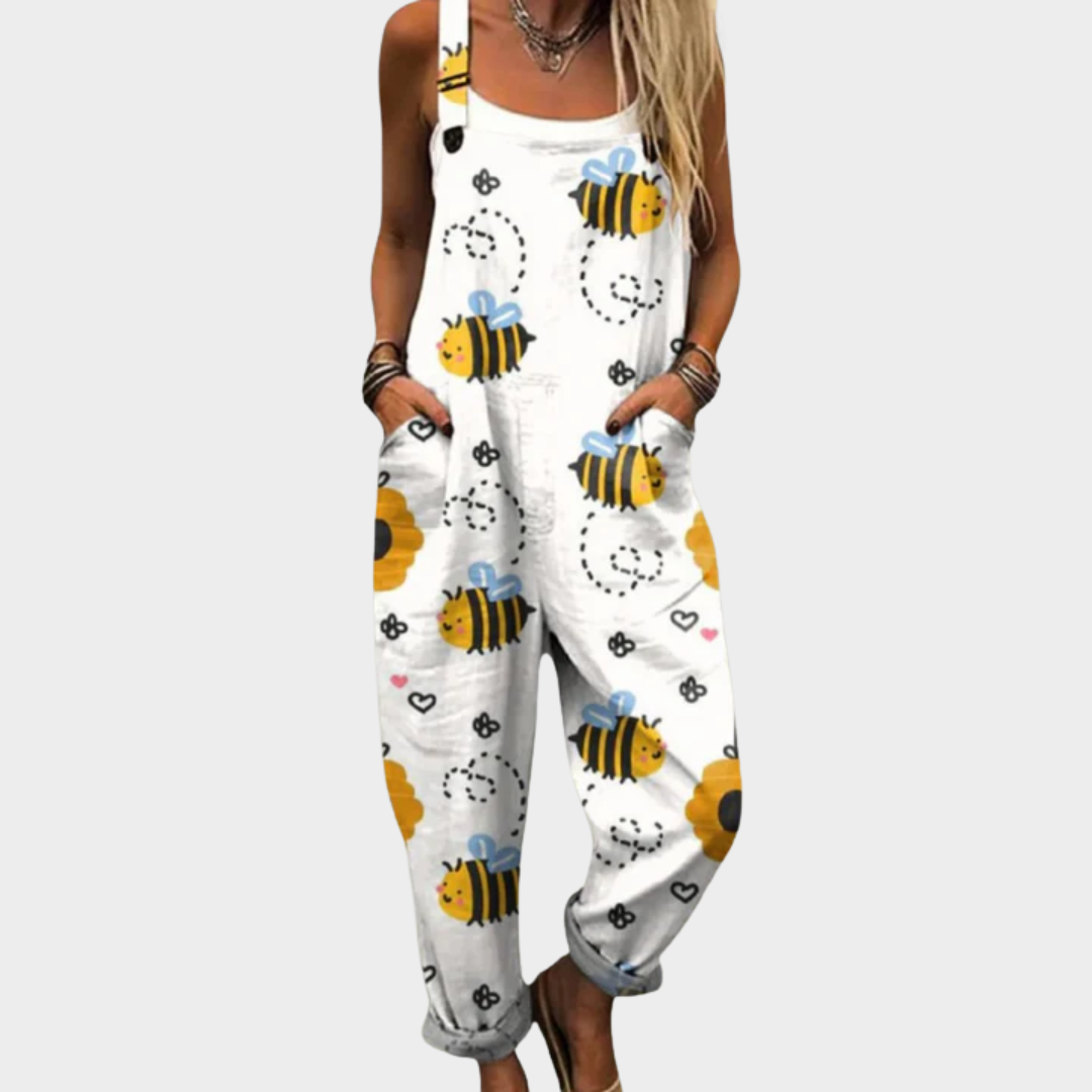 Relaxed Dungaree Jumpsuit — front view