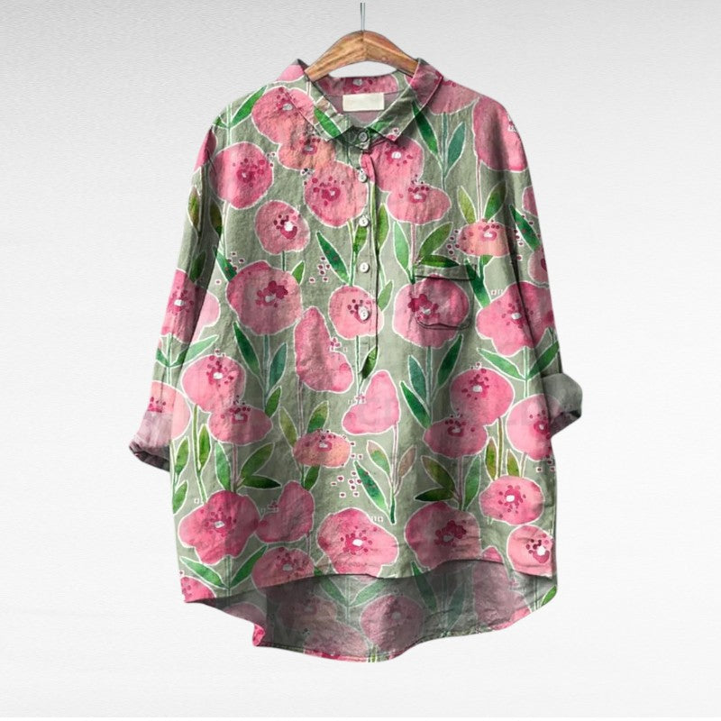 Winifred Colourful Summer Blouse — product view