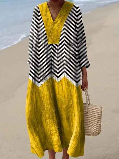 Ashley Vintage Maxi Dress — side view