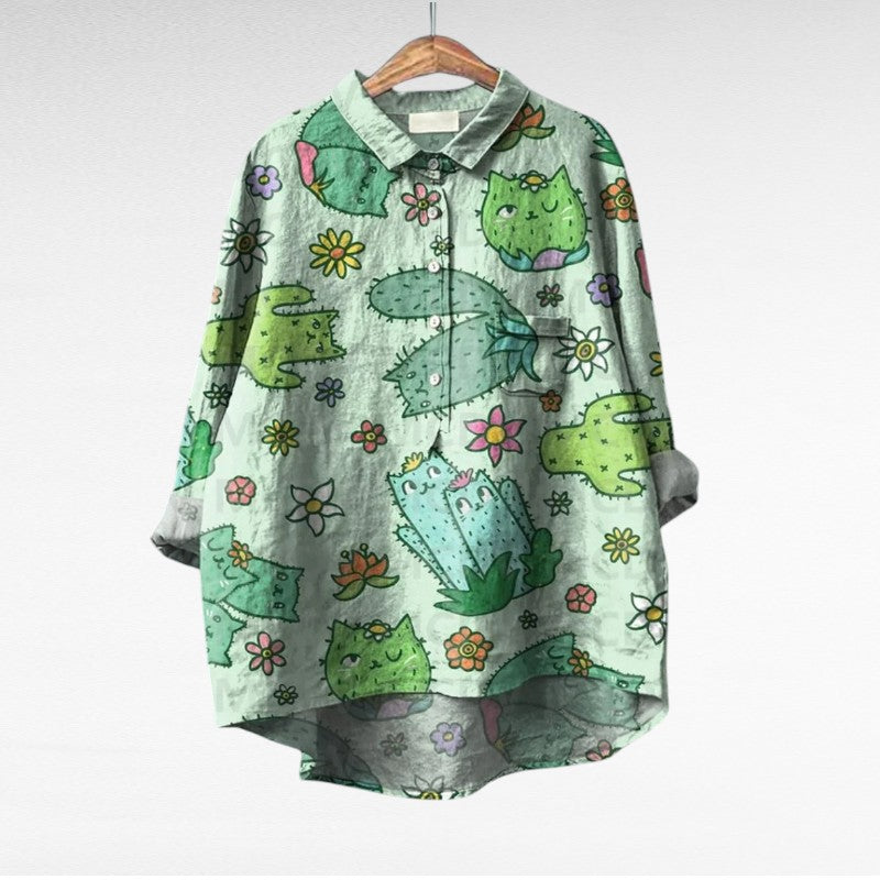 Winifred Colourful Summer Blouse — additional view